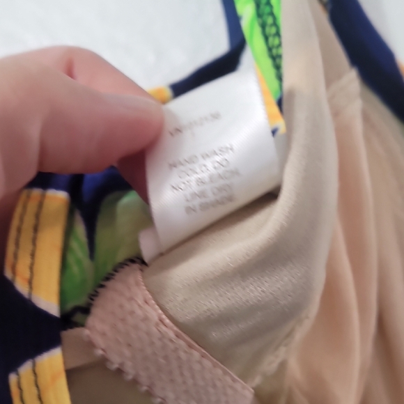 Vintage Cherokee Women High Cut Cheeky One Piece Swimsuit Size 8 S/M Floral 80s - Picture 8 of 14